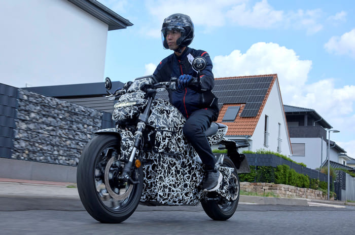 Honda’s first full-sized electric motorcycle undergoes testing in Europe